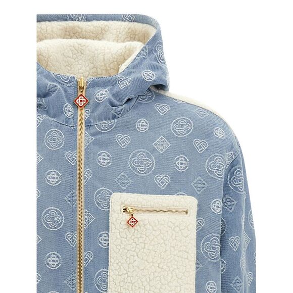 Casablanca Men Monogram Reversible Jacket - Picture 4 of 5